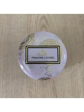 Voluspa NEW Panjore Lychee Small Tin Candle 4oz